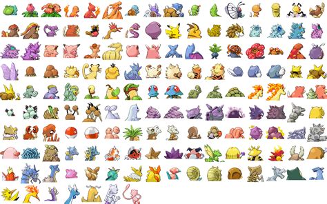 list of pokemon in firered and leafgreen